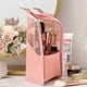 thumbnail image 4 of Vanity Storage Box Clear Zipper Makeup Bag Travel Organizer Black, 4 of 5