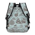 thumbnail image 4 of Gaeub Pirate Adventure Map Ergonomic Lightweight Laptop Backpack - Multiple Pockets for School, Work, Travel, Outdoor Activities -One Size, 4 of 5