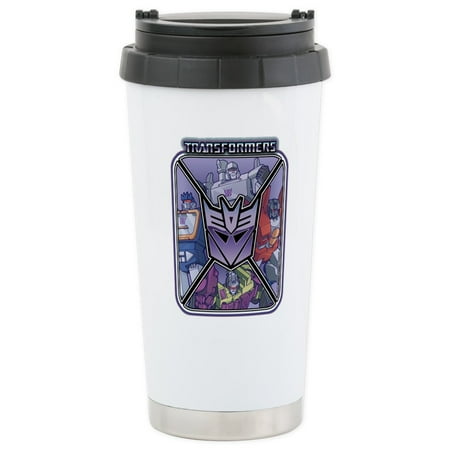 CafePress - Transformers Dece - Stainless Steel Travel Mug, Insulated 16 oz. Coffee Tumbler