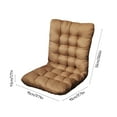 thumbnail image 3 of Sylchomon 39x18 inch Thick Rocking Chair Cushion with Back Support, Breathable Comfortable Seat Pad for Indoor Outdoor Living Room, 3 of 7