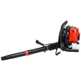 thumbnail image 6 of Leaf Blower,75.6CC 4-Stroke Backpack Gas Leaf Blower,Snow Blower,Up to 900 CFM and 210 MPH,Variable Speed,Cruise Control (Red), 6 of 8