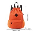 thumbnail image 3 of Mochila deportiva con cordón, mochila de gimnasio de gran capacidad, bolsa informal para mujeres y hombres Mochila deportiva, 3 of 6
