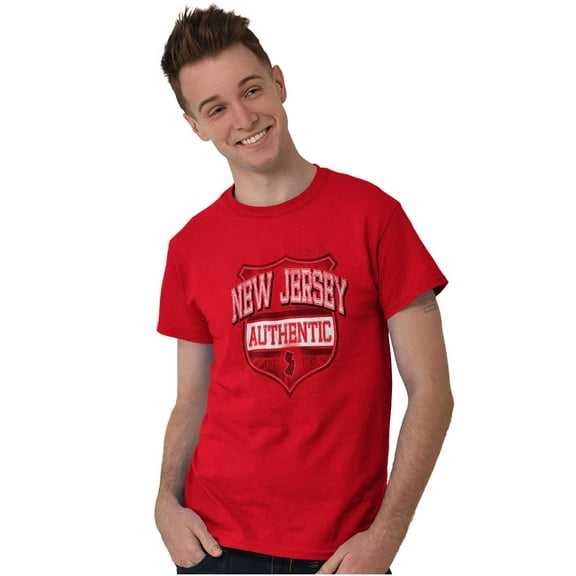 New Jersey NJ Student Pride Gameday Men's Graphic T Shirt Tees Brisco Brands S
