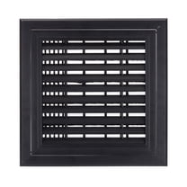 Uxcell 12x12 Inch Plastic Ventilation Grille Air Conditioning Grilles for HVAC, Black