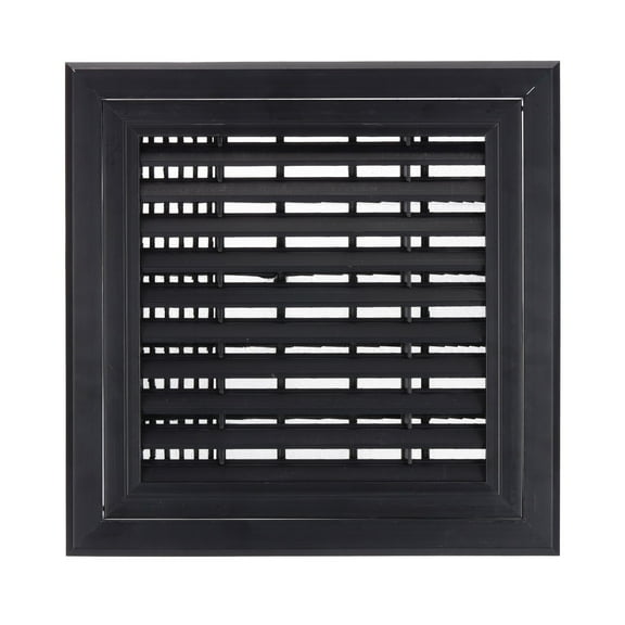 Uxcell 12x12 Inch Plastic Ventilation Grille Air Conditioning Grilles for HVAC, Black