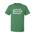 thumbnail image 2 of Wild Bobby, Jadon & Marcus & Bukayo, Sports, Men Graphic Tee, Kelly, Small, 2 of 5