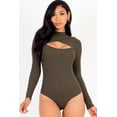 thumbnail image 5 of Long Sleeve Bodysuit with Front Cutout, 5 of 11