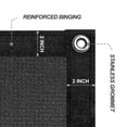 thumbnail image 4 of LOVE STORY Custom Size 4'x24' Dark Gray Fence Privacy Screen Heavy Duty Mesh Windscreen Cover for Patio Garden (Customized), 4 of 6