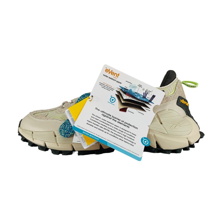 Reebok Zig Kinetica 2.5 Edge Stucco Citrus Sneakers, New