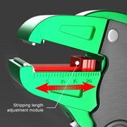 Automatic Wire Stripper Flatwire Cutter Stripping Plier 0.2 to 4mm Range Length Adjustment For Electrician