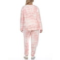 thumbnail image 2 of White Mark Women's Plus Size 2 Piece Lounge Set, 2 of 4