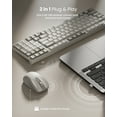 thumbnail image 4 of 2.4G Wireless Keyboard and Mouse Combo,Compact Full-Size  (98 Keys) Keyboard,Silent Touch ,6-Button & 3-DPI Quiet Wireless Mouse,Portable Kit for Windows Computer PC Mac OS Laptop, 4 of 10