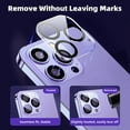 thumbnail image 4 of Camera Lens Protector for iPhone 14 Pro & iPhone 14 Pro Max 2022,Premium HD Clear Tempered Glass Lens Cover Flim[Case Friendly][Scratch-Resistant][Easy Installation][Night Circle], 4 of 7