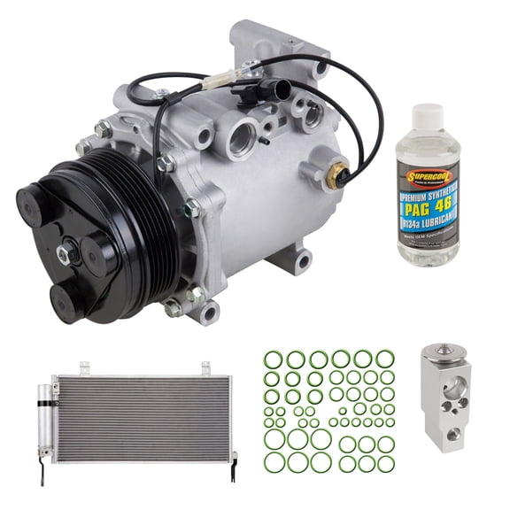For Mitsubishi Eclipse 2006-2009 A/C Kit w/ AC Compressor Condenser & Drier - BuyAutoParts