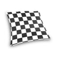 thumbnail image 3 of White and Black Checkered Grid Art Pattern Throw Pillow Covers Couch Pillowcases Decor for Bed Sofa 16" x 16", 3 of 7