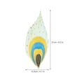thumbnail image 6 of HOOWIFFY Peacock Embroidered Applique Patches for Crafts, Costumes, Sewing, Decoration, Multi-Color, 6 of 7