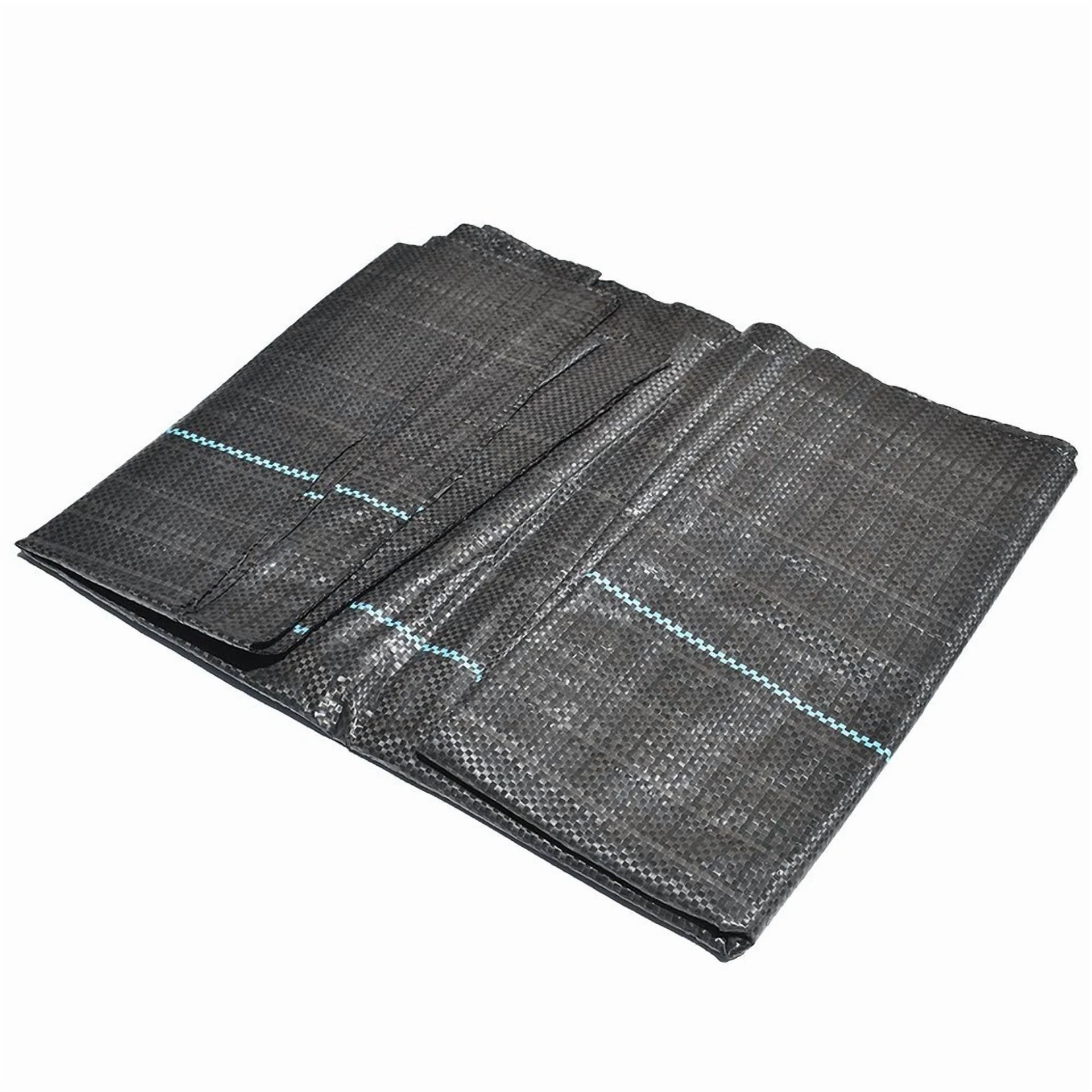 PURELY- 4*8Ft 3.2 Oz Garden Weed Barrier Fabric Ground Cover Durable Breathable Membrane