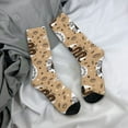 thumbnail image 5 of Disketp Snake And Flower Unisex Crew Socks Lightweight Breathable Ventilation Ankle Socks, Mid-calf socks for Daily, 5 of 6