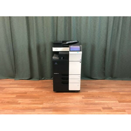 Demo Konica Minolta Bizhub 364e B/W Copier Printer Scanner Fax Finisher LOW
