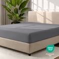 thumbnail image 3 of Bare Home 2-Pack Fitted Sheets - Premium 1800 Collection - Ultra-soft - Deep Pocket - Twin, Gray, 3 of 7