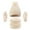 Beige, variant on XIMIN Kid Girls 3 Piece Outfits Warm Winter Beanie Hat Fluffy Lined Knitted Neck Warmer Scarf Neck Gaiter Soft Cuffed Cap Gloves with Pom Pom for Cold Weather