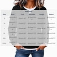 thumbnail image 2 of cocolona Womens Sweatshirts no Hood Crew Neck Patchwork Casual Long Sleeve Button Trendy Pullover Sweatshirts, 2 of 6