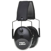 Pro Ears Gold II 26 in Black with a Metal Headband