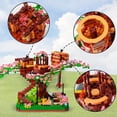 thumbnail image 4 of Mini Cherry Blossom Tree house Bonsai Tree Building Blocks Set,  Building Blocks Educational Assembled Toys Girls' Gifts, 4 of 5