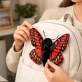 thumbnail image 5 of Butterfly Plush, 8.3 in Realistic Stuffed Butterfly, Soft Cuddly Insect Plushie for Kids Girls Room Decor and Birthday Gift - Red, 5 of 6