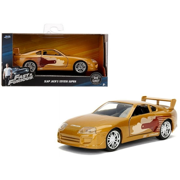 Jada Slap Jack's Toyota Supra Gold Fast & Furious Movie 1/32 Diecast Model Car
