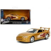 Slap Jack's Toyota Supra Gold "Fast & Furious" Movie 1/32 Diecast Model Car by Jada