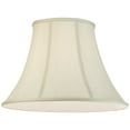 thumbnail image 3 of Imperial Shade Set of 2 Bell Lamp Shades Cream Large 9" Top x 18" Bottom x 13" High Spider Replacement Harp and Finial Fitting, 3 of 6