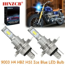 IHNZCB for Kawasaki W650 Z650 Z125 Pro - 2X HS1 9003 H4 HB2 LED Headlights Bulb 55W Ice Blue YTL,Motorcycle Light,Y63