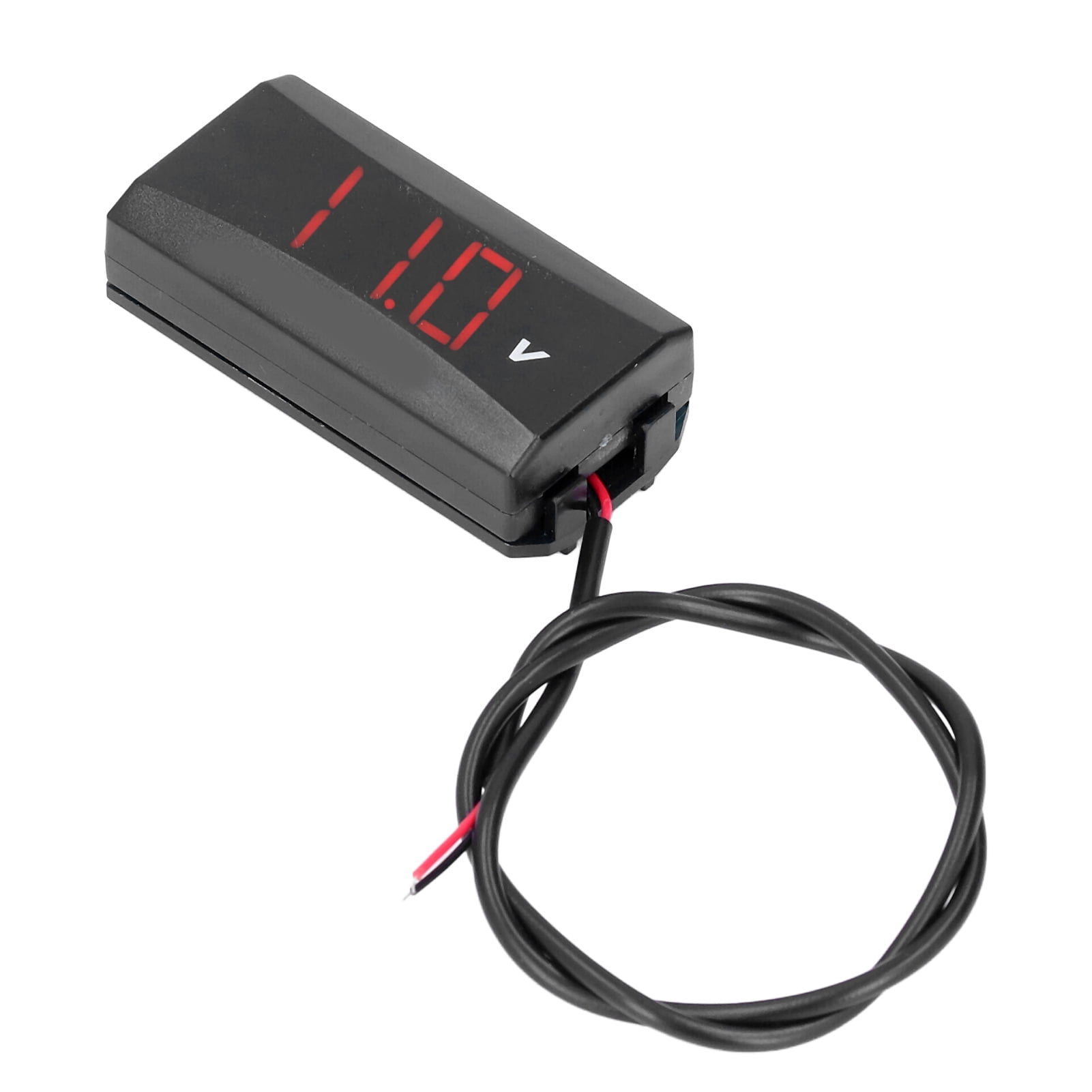 Voltage Detection Meter, Multifunction LED Volt Gauge Universal Faster Installation Reliable For