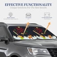 thumbnail image 4 of Haiem Merry Christmas Elk Car Windshield Sun Shade (2 Pieces) Foldable Windshield Sun Shade Car Accessories for Truck SUV Pickup-Medium, 4 of 7