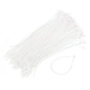 Uxcell Granular Snap Lock Pins Loop Price Tag Fastener Tags Ties clear 5 inch 500pcs