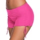 thumbnail image 3 of Soidarity Bañador de cintura baja con correa lateral de color liso para mujer Traje de baño Rosa roja XXL Soidarity OD001260-17, 3 of 6