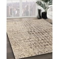 thumbnail image 3 of Ahgly Company Machine Washable Indoor Square Contemporary Brown Area Rugs, 4' Square, 3 of 7