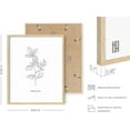 thumbnail image 3 of HAUS AND HUES Kitchen Herbs Wall Art Decor for Kitchen Herb Art Prints and Kitchen Signs Wall Decor, Herb Prints Kitchen Wall Art Kitchen Print for Wall Minimalist Drawings (8x10, Beige Framed), 3 of 6