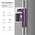 thumbnail image 4 of Refrigerator Door Handle Covers Set of 2, cool bats castle purple starry sky Adjustable Non Slip Fridge Handle Covers, Appliance Handle Covers for Dishwasher Cuteness Oven Kitchen Decor, 4 of 6