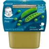 (4 pack) (4 Pack) Gerber 2nd Foods Peas Baby Food, 4 oz. Tubs, 2 Count