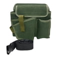 thumbnail image 1 of Bolsa de herramientas para cintura de electricista, bolsa de almacenamiento de lona práctica y ligera, con organizador de cinturón ajustable para dest, 1 of 9