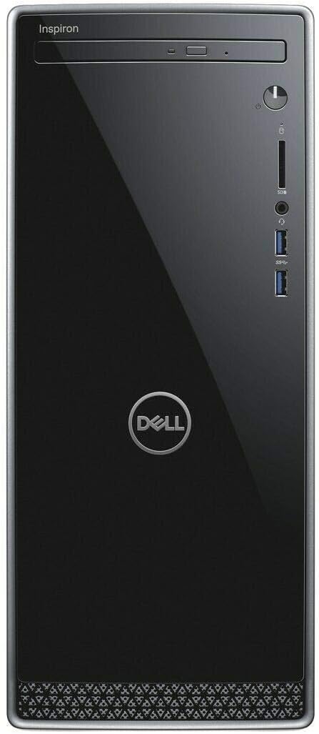 Dell Inspiron 3671 Desktop Computer PC, Intel Core i3-9100, 8GB RAM, 1TB HDD, DVD-RW, Windows 10 Home, DVD R/W, HDMI | VGA