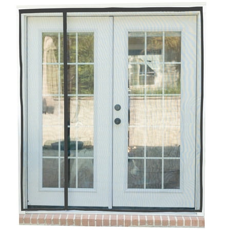 

Fenestrelle Magnetic Screen Door – Durable Heavy Duty Flame Resistant Fiberglass Mesh Keeps Bugs Out. Self Sealing Magnets. Extra Wide Header. Storage Bag Included. 72 Inch x 81 Inch