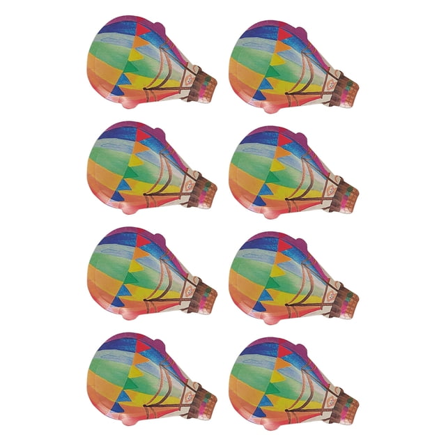 Paper Food Trays Hot Air Balloon Design Disposable 9 Inch for Birthday Party Decoration