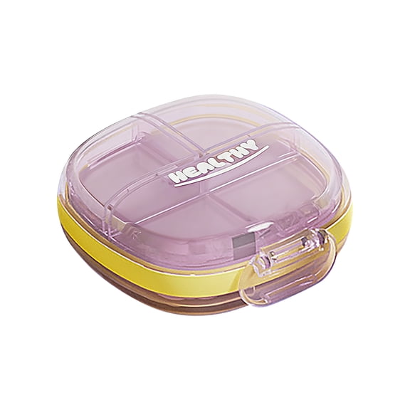 Medication Reminder Box With Portable And Portable Small Dispensing Device For Packaged Drugs, One Week Pill Organizer For Daily Medication Management, Compact Weekly Pill