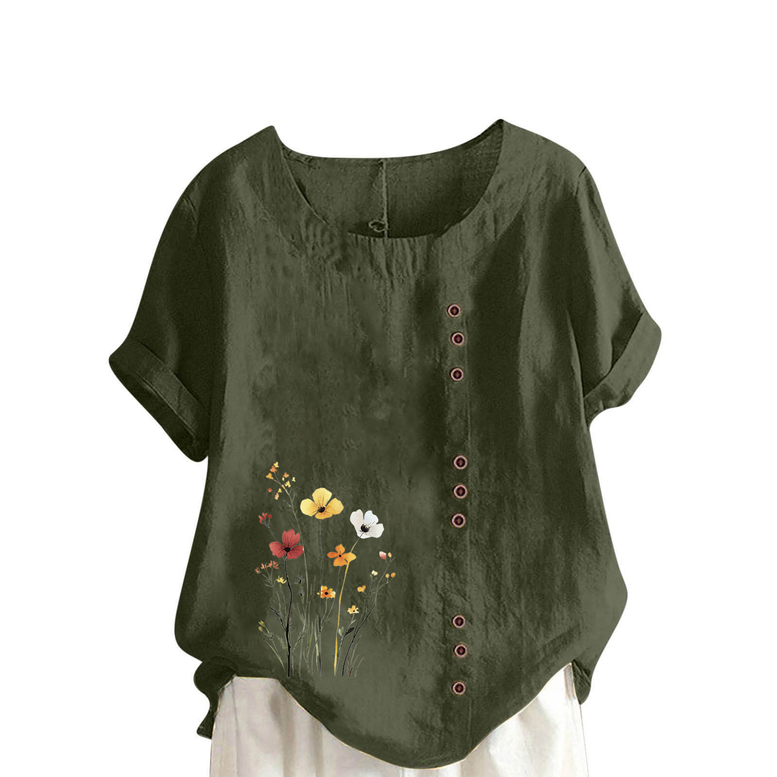 Bogo Womens Spring Tops Plus Size Womens Tops Casual Red Petite Blouses For Women Size Petite Office Beach Vacation Clothes For Women Petite Plus