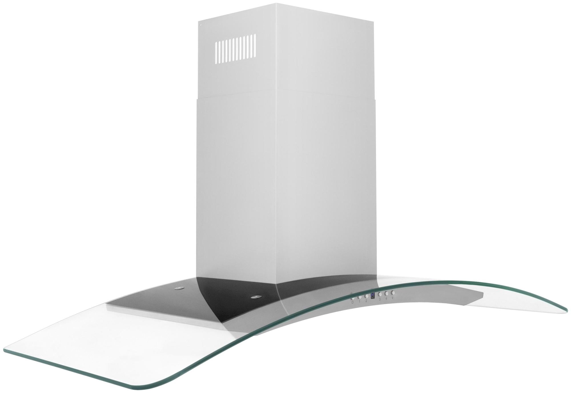 ZLINE 48 in. Wall Mount Range Hood in Stainless Steel & Glass (KN4-48)