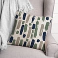 thumbnail image 3 of Creative Products Blue Green Paint Strokes 18x18 Indoor / Outdoor Pillow, 3 of 3