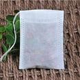 thumbnail image 5 of 100Pcs Large Tea Bag - Disposable Empty Tea Filter Bags No Mess Mesh Bags with Drawstring Non-Woven Fabric Tea Herb Filter Bag Pouch for Concentrate/Iced Coffee, Herb, 5 of 8